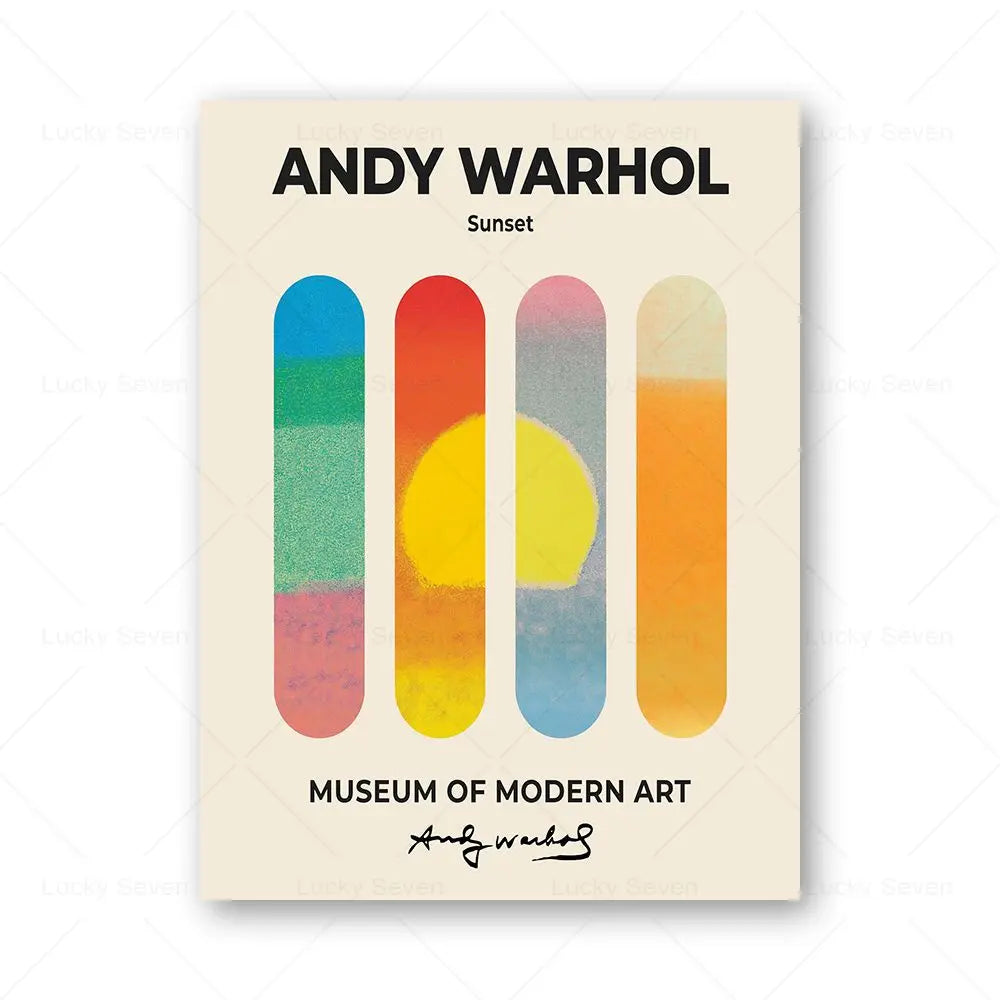 Sunsets Collection – Andy Warhol Inspiration