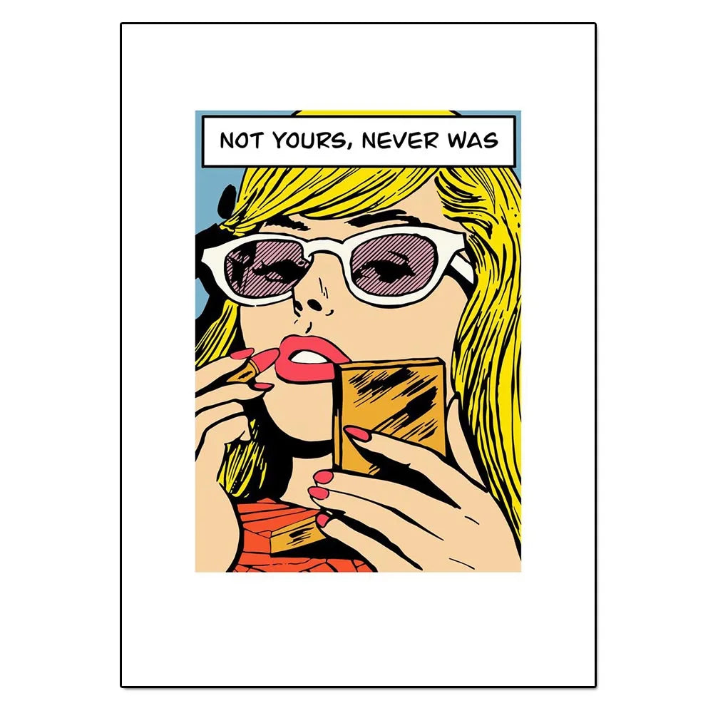 Collection Faces & Feelings - Inspiration Roy Lichtenstein